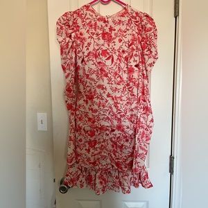 In the style dresses/in the style Lorna luxe 8 color:red and white/size8/